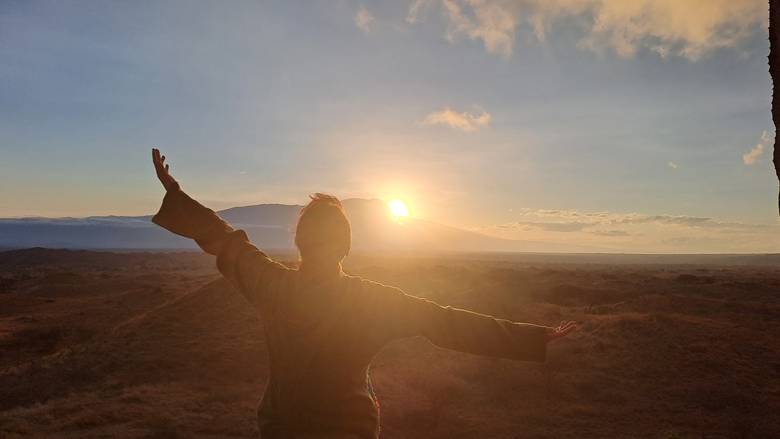 Kilimandžaro iz Masai Lodge-a